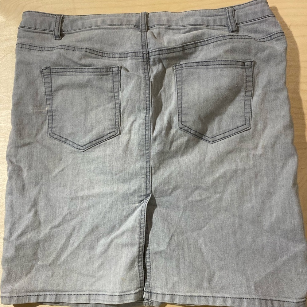 Vintage Jaclyn Smith Jean Skirt Size 14 (KD) - Picture 14 of 14